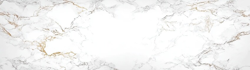 White marble texture with subtle gold veining, creating a luxurious and elegant background