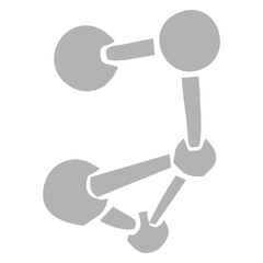 molecular structure Icon shadow