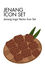 Jenang logo vector icon set