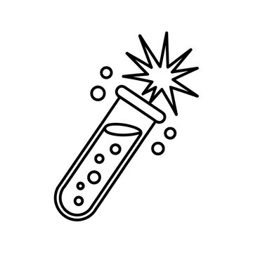 test tube explosion outline clip art preview