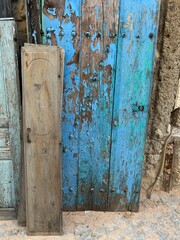old wooden door