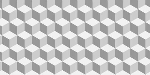 Abstract square black grid tiles cubic shape backdrop texture. cube geometric wall and floor vector diamond hexagon triangle wallpaper background.	
