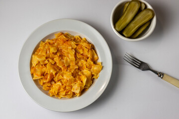 Pasta and potato