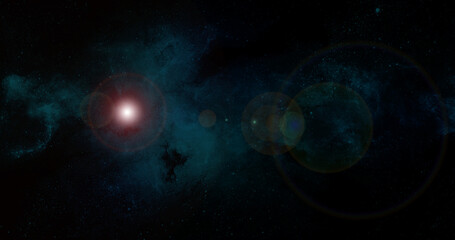 Cinematic Typography Silver Background Lens