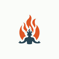 Fire god logo