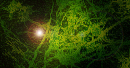 Cinematic Typography SiFi Background Lens