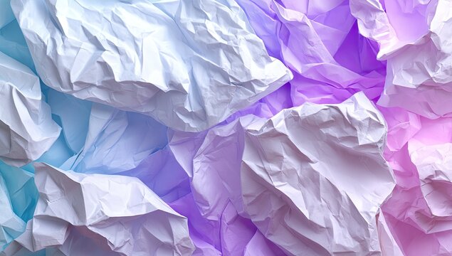 Crumpled pastel paper texture - Powered by Adobe