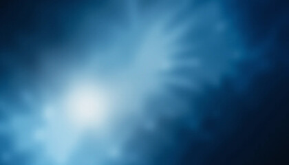 A soft abstract blue gradient background with glowing light effect in the center. Perfect for modern technology themes, presentation design, and website UI. High resolution, minimal and elegant atmosp