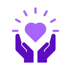 Obraz premium Love Yourself Icon