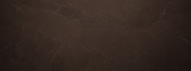 Dark brown surface with subtle veining, resembling stone or a similar textured material