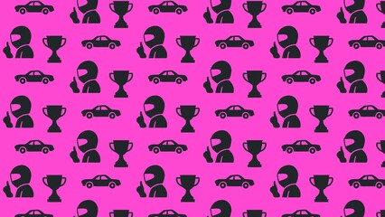 Drag racing pattern design 