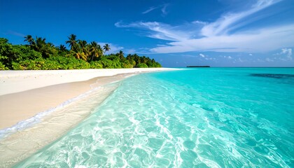 Naklejka premium Tropical beach paradise (16)