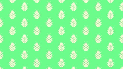 LADY BUG VECTOR PATTERN DESIGN