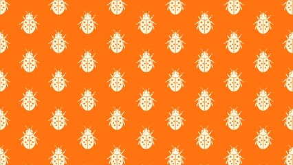 LADY BUG VECTOR PATTERN DESIGN