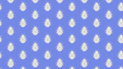 LADY BUG VECTOR PATTERN DESIGN