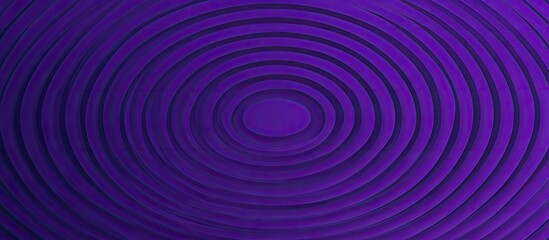 Deep purple concentric circles, a hypnotic, textured abstract