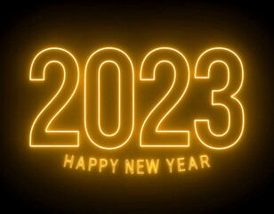 Neon Happy New Year 2023 (1)