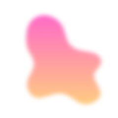 Colorized Abstract smoky steam Liquid Blob with Gradient Style 1