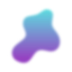 Fototapeta premium Colorized Abstract smoky steam Liquid Blob with Gradient Style 2