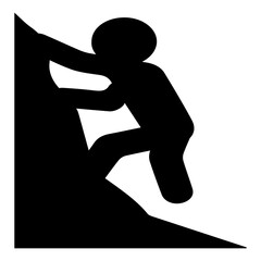 Climbing Black icon
