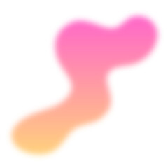 Colorized Abstract smoky steam Liquid Blob with Gradient Style 5