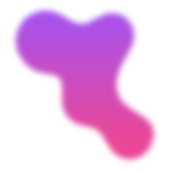 Colorized Abstract smoky steam Liquid Blob with Gradient Style 6