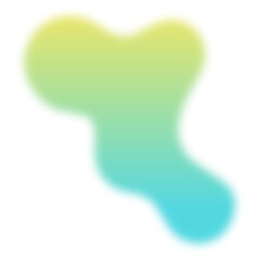 Colorized Abstract smoky steam Liquid Blob with Gradient Style 6