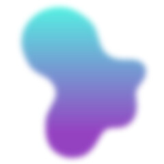 Colorized Abstract smoky steam Liquid Blob with Gradient Style 9