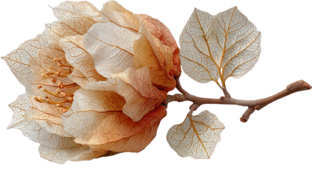 Floral Elegance: A close-up view showcases the delicate beauty of an artistic flower with intricate petal patterns, revealing a harmonious blend of nature's artistry.