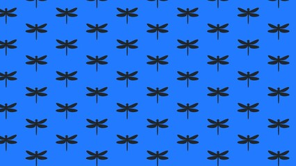 Dragonfly VECTOR PATTERN DESIGN