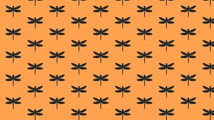 Fototapeta premium Dragonfly VECTOR PATTERN DESIGN