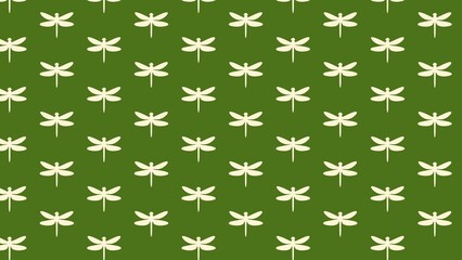 Dragonfly VECTOR PATTERN DESIGN