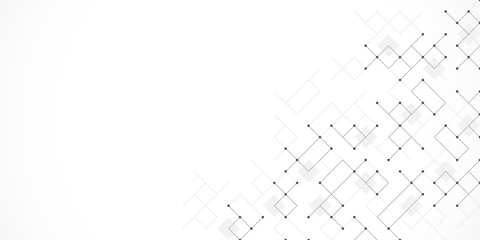 Minimalistic texture with linear squares pattern. Creative idea of modern design with abstract geometric background