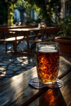 Im Biergarten - eine gute Brotzeit