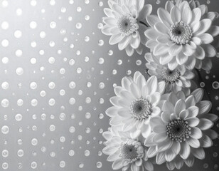 Obraz premium Autumn flower background, beautiful chrysanthemum flower design background - 가을 꽃 배경, 아름다운 국화 꽃 디자인 배경