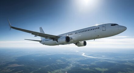 Fototapeta premium airplane in the sky