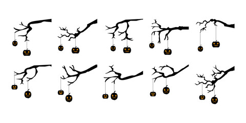 Halloween Tree Pumpkin Decoration