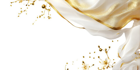 Eid greeting card with blank space Islamic celebration festive mockup transparent background