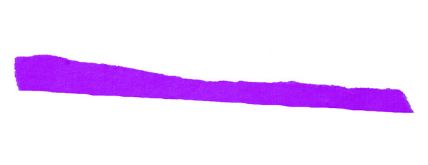 Single purple tape isolated on transparent background