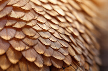 Butterfly wing scales under strong natural light
