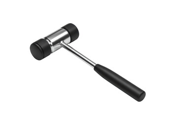 Isolated Realistic Medical Neurological Reflex Hammer