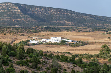 Paysage rural dans le nord-est de la Tunisie