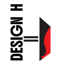  h design logo