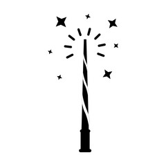 ICON OR ILLUSTRATION OF A MAGIC WAND