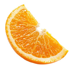 Close-up orange slice segment