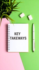 Notebook with key takeaways (3)