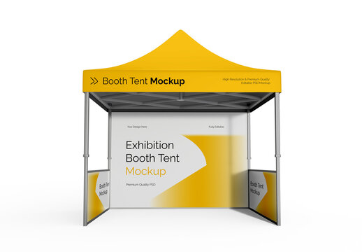 Booth Tent Mockup Display
