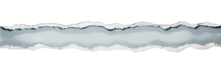 Obraz premium Torn paper edge with abstract texture isolated on transparent background