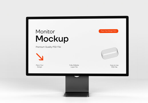 Monitor Mockup Product Display