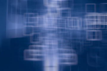 Obraz premium blurred abstract / blue violet gradient background square bokeh, beautiful technological modern background, blurred lines abstract gray